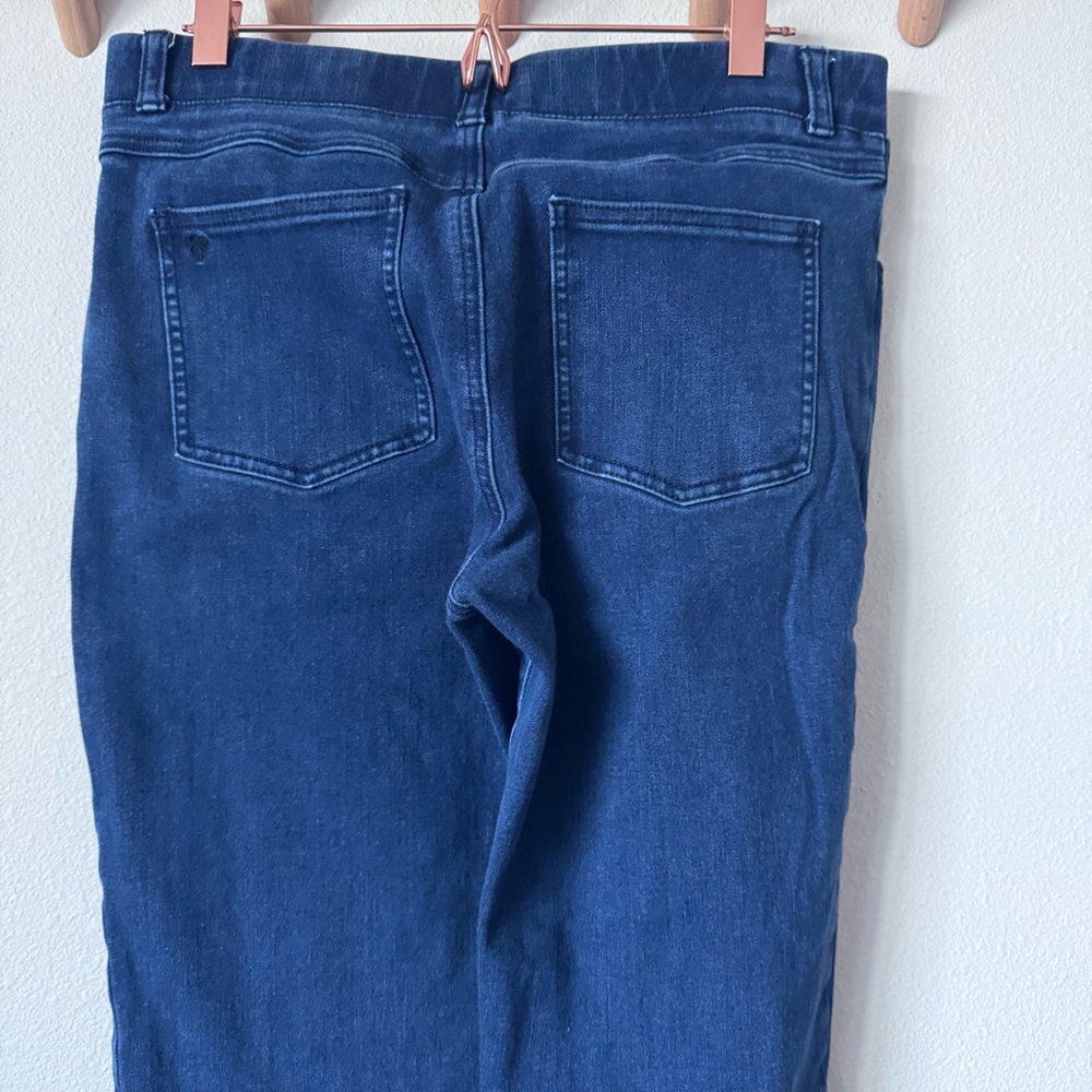 Betabrand Dark Blue Straight Leg Jeans - Picture 7 of 10